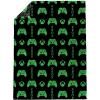 imageJay Franco The Mandalorian Kids Plush 46quot x 60quot Fleece Throw Blanket  Baby Yoda Cozy Fade Resistant for Toddlers to TeensBlack  Xbox