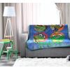 imageJay Franco The Mandalorian Kids Plush 46quot x 60quot Fleece Throw Blanket  Baby Yoda Cozy Fade Resistant for Toddlers to TeensBlue  Tmnt