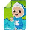 imageJay Franco The Mandalorian Kids Plush 46quot x 60quot Fleece Throw Blanket  Baby Yoda Cozy Fade Resistant for Toddlers to TeensGreen  Cocomelon
