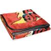 imageJay Franco The Mandalorian Kids Plush 46quot x 60quot Fleece Throw Blanket  Baby Yoda Cozy Fade Resistant for Toddlers to TeensRed  Blaze