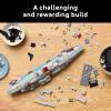 imageLEGO Star Wars Return of The Jedi Home One Starcruiser Building Set for Adults  Star Wars Collectible Set with Display Stand  Includes NebulonB Medical Frigate  75405