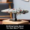 imageLEGO Star Wars Return of The Jedi Home One Starcruiser Building Set for Adults  Star Wars Collectible Set with Display Stand  Includes NebulonB Medical Frigate  75405