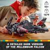 imageLEGO Star Wars The Dark Falcon Buildable Starship Star Wars Toy Vehicle Set for Boys and Girls Collectible Millenium Falcon Toy with 6 Star Wars Minifigures Birthday Gift for Kids or Any Fan 75389