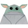 imageLambs ampamp Ivy Star Wars The ChildBaby YodaGrogu Gray Hooded Baby Bath TowelGrogu