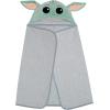 imageLambs ampamp Ivy Star Wars The ChildBaby YodaGrogu Gray Hooded Baby Bath TowelGrogu