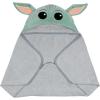 imageLambs ampamp Ivy Star Wars The ChildBaby YodaGrogu Gray Hooded Baby Bath TowelGrogu