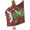 imageNorthwest Star Wars  The Mandalorian Silk Touch Throw Blanket 50quot x 60quot Winter WonderlandGrogu Wreath