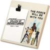 imageOpen Road Brands Disney Star Wars Yoda Best Wood Photo Clip Frame for 5x7 Picture  Cute Star Wars Decoration  Great Gift IdeaGray