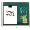 imageOpen Road Brands Disney Star Wars Yoda Best Wood Photo Clip Frame for 5x7 Picture  Cute Star Wars Decoration  Great Gift IdeaGreen