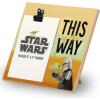 imageOpen Road Brands Disney Star Wars Yoda Best Wood Photo Clip Frame for 5x7 Picture  Cute Star Wars Decoration  Great Gift IdeaOrange