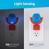 imageProjectables Star Wars LED Night Light Projector Galaxy Projector Plugin DusktoDawnMood Lighting for Kids Adults Collectors Game Room Bedroom Hallway Nursery 43646BlueRed Mickey and Minnie