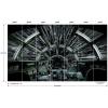 imageRoomMates RMK11412M 2M Hyper Space Peel and Stick Wallpaper Mural105 x 6 ft Black WhiteMillennium Falcon