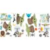 imageRoomMates RMK4477SCS The Mandalorian The Child Peel and Stick Wall Decals GreenTanWhiteGreen  Brown  Blue