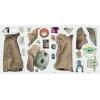 imageRoomMates RMK4477SCS The Mandalorian The Child Peel and Stick Wall Decals GreenTanWhiteGreenTanWhite