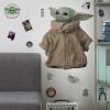 imageRoomMates RMK4477SCS The Mandalorian The Child Peel and Stick Wall Decals GreenTanWhiteGreenTanWhite