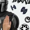 imageRoomMates RMK4767GM The Mandalorian Peel and Stick Wall Decals GrayGiant Mandalorian