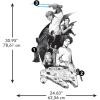 imageRoomMates RMK5097GM Star Wars Classic Peel and Stick Giant Wall Decal with Alphabet for Personalization