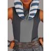imageSTAR WARS Ahsoka Tano Official Adult Halloween Costume  Jumpsuit with Waist Belt Armbands and Fabric HeadpieceExtra Small