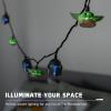 imageSTAR WARS Baby Yoda String Light The Mandalorian The Child Grogu 5000K Cool White 10 LED Lights IndoorOutdoor Collectors Edition Ideal for Kids Bedroom Christmas Gift 10 Feet 53739The Mandalorian  Baby Yoda