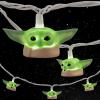 imageSTAR WARS Baby Yoda String Light The Mandalorian The Child Grogu 5000K Cool White 10 LED Lights IndoorOutdoor Collectors Edition Ideal for Kids Bedroom Christmas Gift 10 Feet 53739Baby Yoda