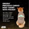 imageSTAR WARS for Pets The Mandalorian Precious Cargo Dog TShirt Large L  GROGU Tee Shirt for Dogs  Star Wars Pet Apparel Featuring The Child Star Wars Tee for Dogs Brown FF20728Brown