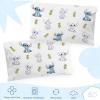 imageSaturday Park Disney Star Wars Droids Pack of 2 Reversible Pillowcase  100 Organic Cotton Double Sided Pillow Cover  GOTS ampamp OekoTEX CertifiedBlue  Lilo  Stitch