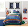 imageSaturday Park Star Wars Dark Side Darth Vader Tech FullQueen Duvet Cover and Sham Set  3 Piece 100 Organic Cotton Duvet Set  GOTS ampamp OekoTEX CertifiedMulti  Stripes