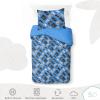 imageSaturday Park Star Wars Dark Side Darth Vader Tech FullQueen Duvet Cover and Sham Set  3 Piece 100 Organic Cotton Duvet Set  GOTS ampamp OekoTEX CertifiedBlue  Gamer