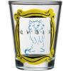 imageSilver Buffalo Disney Star Wars Character Portraits 4 Pack Mini Glasses 15 OuncesFriends Iconic Icons in Yellow Frame