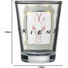 imageSilver Buffalo Disney Star Wars Character Portraits 4 Pack Mini Glasses 15 OuncesFriends Iconic Icons in Yellow Frame