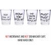 imageSilver Buffalo Disney Star Wars Character Portraits 4 Pack Mini Glasses 15 OuncesFriends Iconic Quotes
