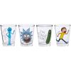 imageSilver Buffalo Disney Star Wars Character Portraits 4 Pack Mini Glasses 15 OuncesRick and Morty