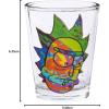 imageSilver Buffalo Disney Star Wars Character Portraits 4 Pack Mini Glasses 15 OuncesRick and Morty Abstract Faces