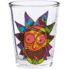 imageSilver Buffalo Disney Star Wars Character Portraits 4 Pack Mini Glasses 15 OuncesRick and Morty Abstract Faces