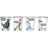 imageSilver Buffalo Disney Star Wars Character Portraits 4 Pack Mini Glasses 15 OuncesStar Wars Original Trilogy Full Body