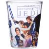 imageSilver Buffalo Disney Star Wars Character Portraits 4 Pack Mini Glasses 15 OuncesZ  Star Wars Original Trilogy