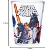 imageSilver Buffalo Disney Star Wars Character Portraits 4 Pack Mini Glasses 15 OuncesZ  Star Wars Original Trilogy