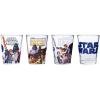 imageSilver Buffalo Disney Star Wars Character Portraits 4 Pack Mini Glasses 15 OuncesZ  Star Wars Original Trilogy