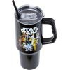 imageSilver Buffalo Star Wars Featuring Chewbacca Yoda R2D2 C3PO Princess Leia Han Solo and Luke Skywalker Stainless Steel Tumbler with Handle and Straw Fits in Standard Cup Holder 40 OuncesStar Wars Original Trilogy