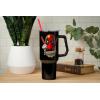 imageSilver Buffalo Star Wars Featuring Chewbacca Yoda R2D2 C3PO Princess Leia Han Solo and Luke Skywalker Stainless Steel Tumbler with Handle and Straw Fits in Standard Cup Holder 40 OuncesMarvel Deadpool