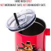 imageSilver Buffalo Star Wars Featuring Chewbacca Yoda R2D2 C3PO Princess Leia Han Solo and Luke Skywalker Stainless Steel Tumbler with Handle and Straw Fits in Standard Cup Holder 40 OuncesFive Nights at Freddys Lets Party