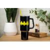 imageSilver Buffalo Star Wars Featuring Chewbacca Yoda R2D2 C3PO Princess Leia Han Solo and Luke Skywalker Stainless Steel Tumbler with Handle and Straw Fits in Standard Cup Holder 40 OuncesBatman