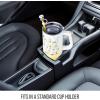 imageSilver Buffalo Star Wars Featuring Chewbacca Yoda R2D2 C3PO Princess Leia Han Solo and Luke Skywalker Stainless Steel Tumbler with Handle and Straw Fits in Standard Cup Holder 40 OuncesPeanuts