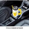 imageSilver Buffalo Star Wars Featuring Chewbacca Yoda R2D2 C3PO Princess Leia Han Solo and Luke Skywalker Stainless Steel Tumbler with Handle and Straw Fits in Standard Cup Holder 40 OuncesPikachu Pokemon