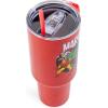 imageSilver Buffalo Star Wars Featuring Chewbacca Yoda R2D2 C3PO Princess Leia Han Solo and Luke Skywalker Stainless Steel Tumbler with Handle and Straw Fits in Standard Cup Holder 40 OuncesMarvel Avengers