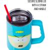 imageSilver Buffalo Star Wars Featuring Chewbacca Yoda R2D2 C3PO Princess Leia Han Solo and Luke Skywalker Stainless Steel Tumbler with Handle and Straw Fits in Standard Cup Holder 40 OuncesSouth Park Cartman