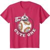 imageStar Wars BB8 The Cute One Graphic TShirt Z1 TShirtRed Heather