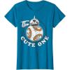 imageStar Wars BB8 The Cute One Graphic TShirt Z1 TShirtSapphire Blue