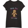 imageStar Wars Chewbacca Messy Hair Dont Care Cute Chibi Logo TShirtBlack