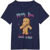 imageStar Wars Chewbacca Messy Hair Dont Care Cute Chibi Logo TShirtNavy Blue